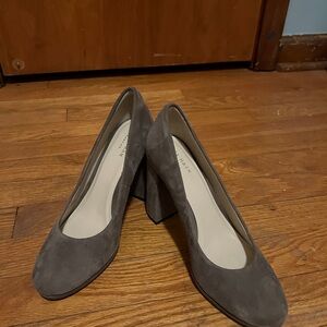 Cole Haan Gray Suede Pumps